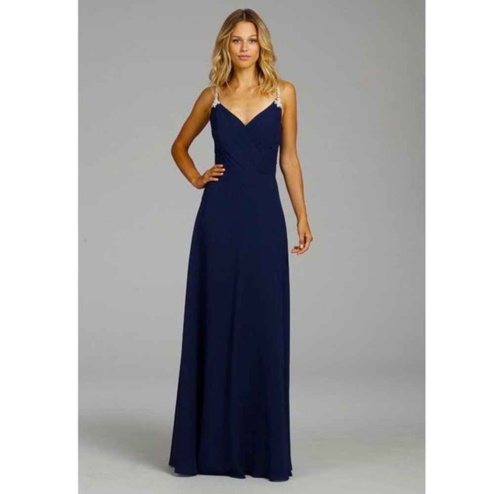 NWOT Hayley Paige Occasions Dress INDIGO - Style 5759